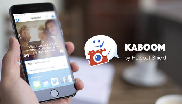 AnchorFree, maker of Hotspot Shield presents its latest app: Kaboom